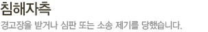 침해자측
