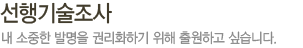 선행기술조사